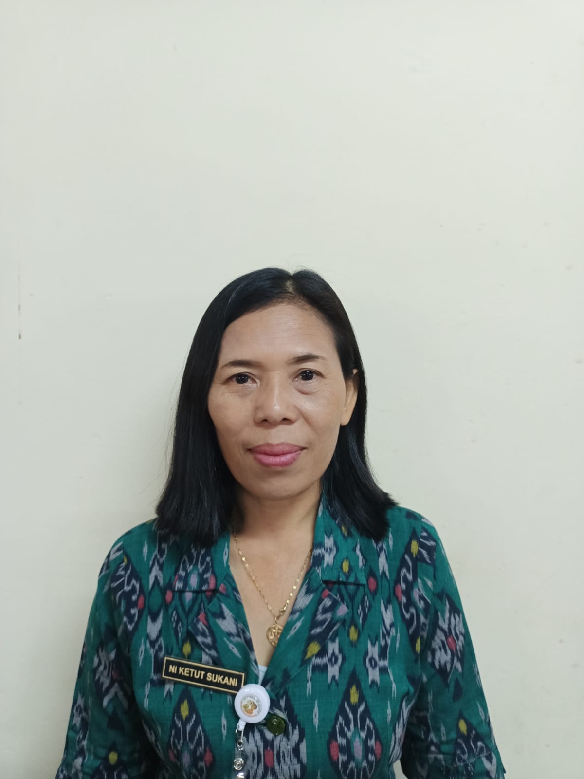 <center>Bidang Kebersihan<br>Ni Ketut Sukani, S.Pd.</center>